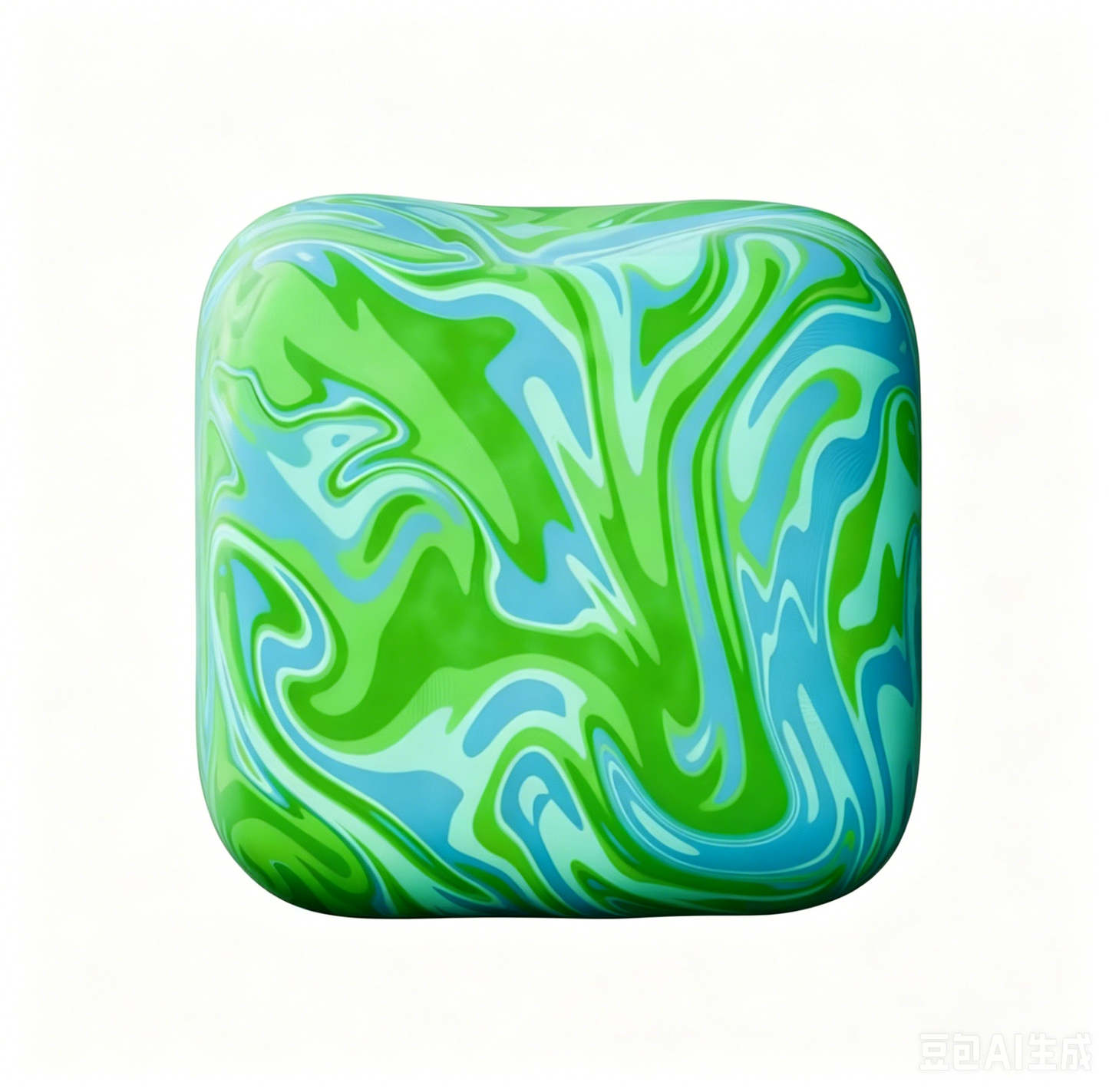 Marbled Nice Cube  Slow Rising Stress Relief Squeeze Toy Boxed Set