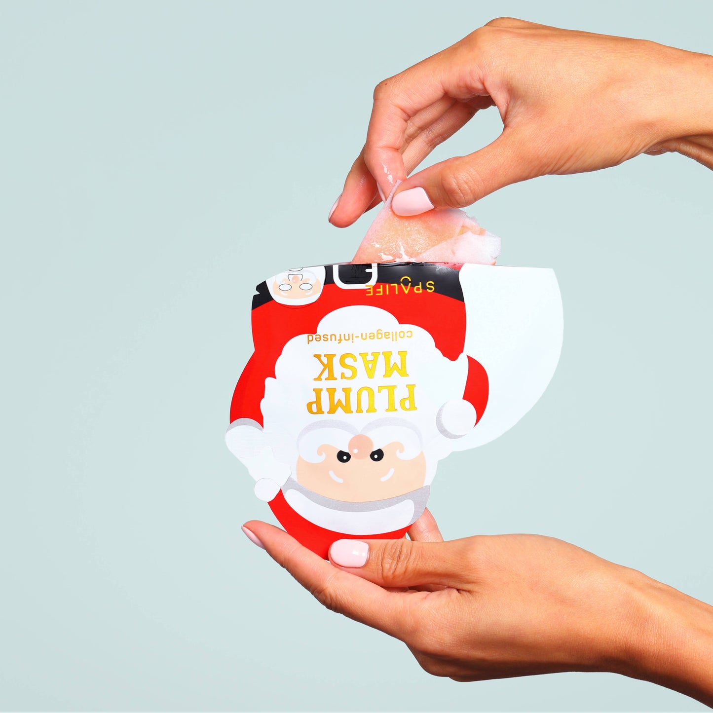 Christmas Holiday Santa's WorkShop Facial Mask -1 Piece