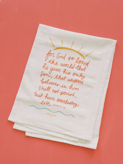 For God So Loved Classic Kitchen Towel
