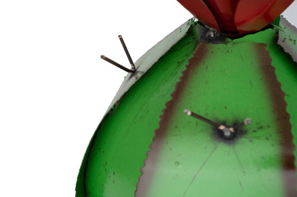 Barrel Metal Cactus-Garden-Desert-Barrel-Green