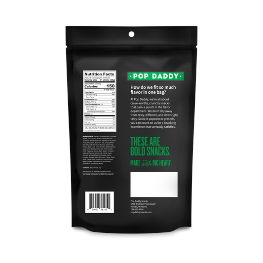 Pop Daddy – Mexican Street Corn Seasoned Pretzels 7.5oz