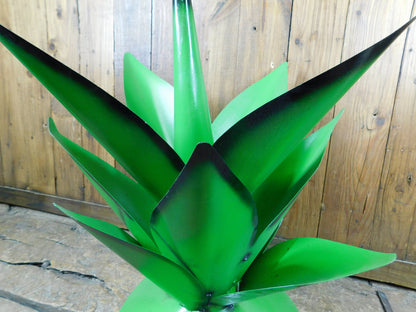 Large-#13-Agave Metal Cactus-ER-16x19H inch-Large