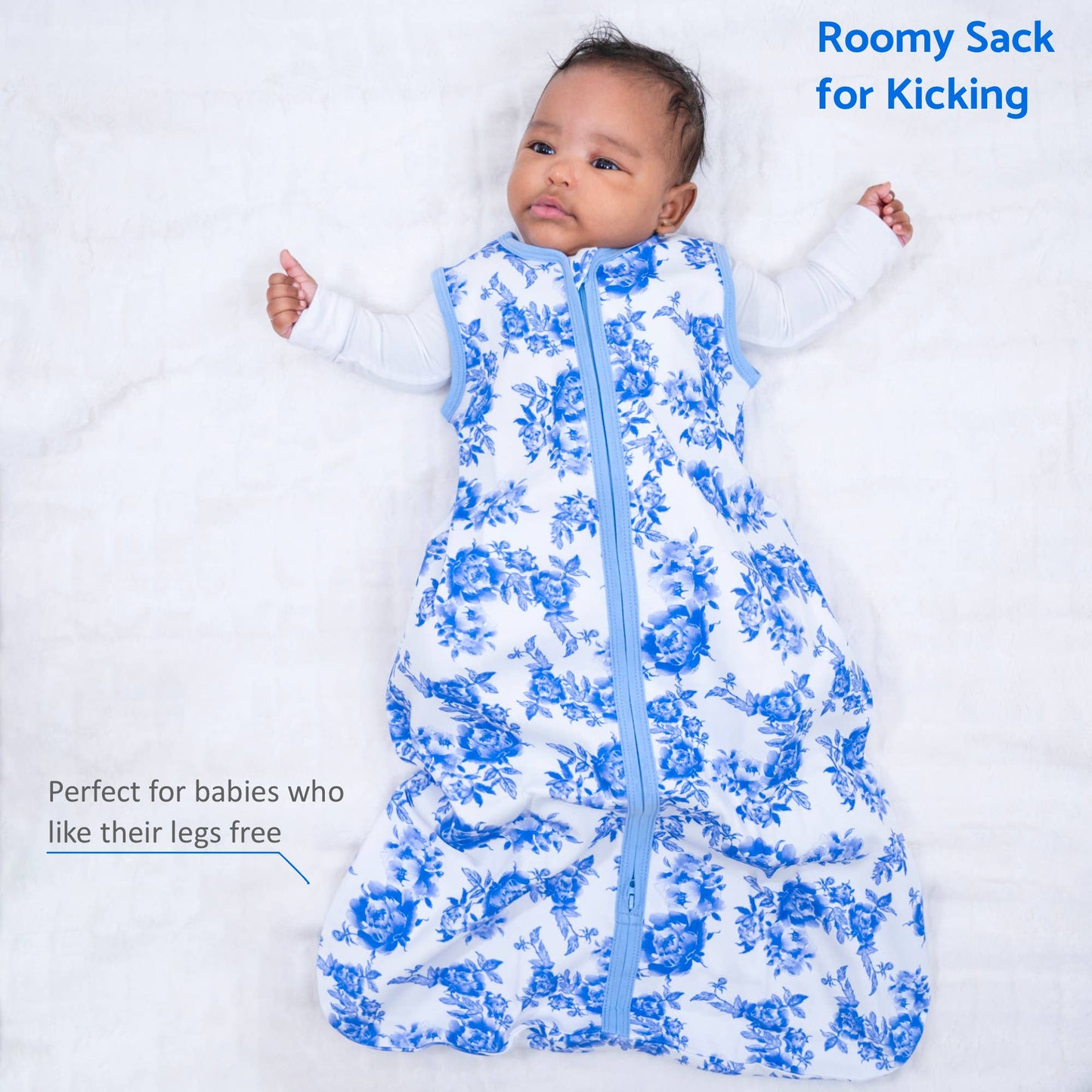 A Peony For Your Baby Sleep Sack, 100% Organic Cotton