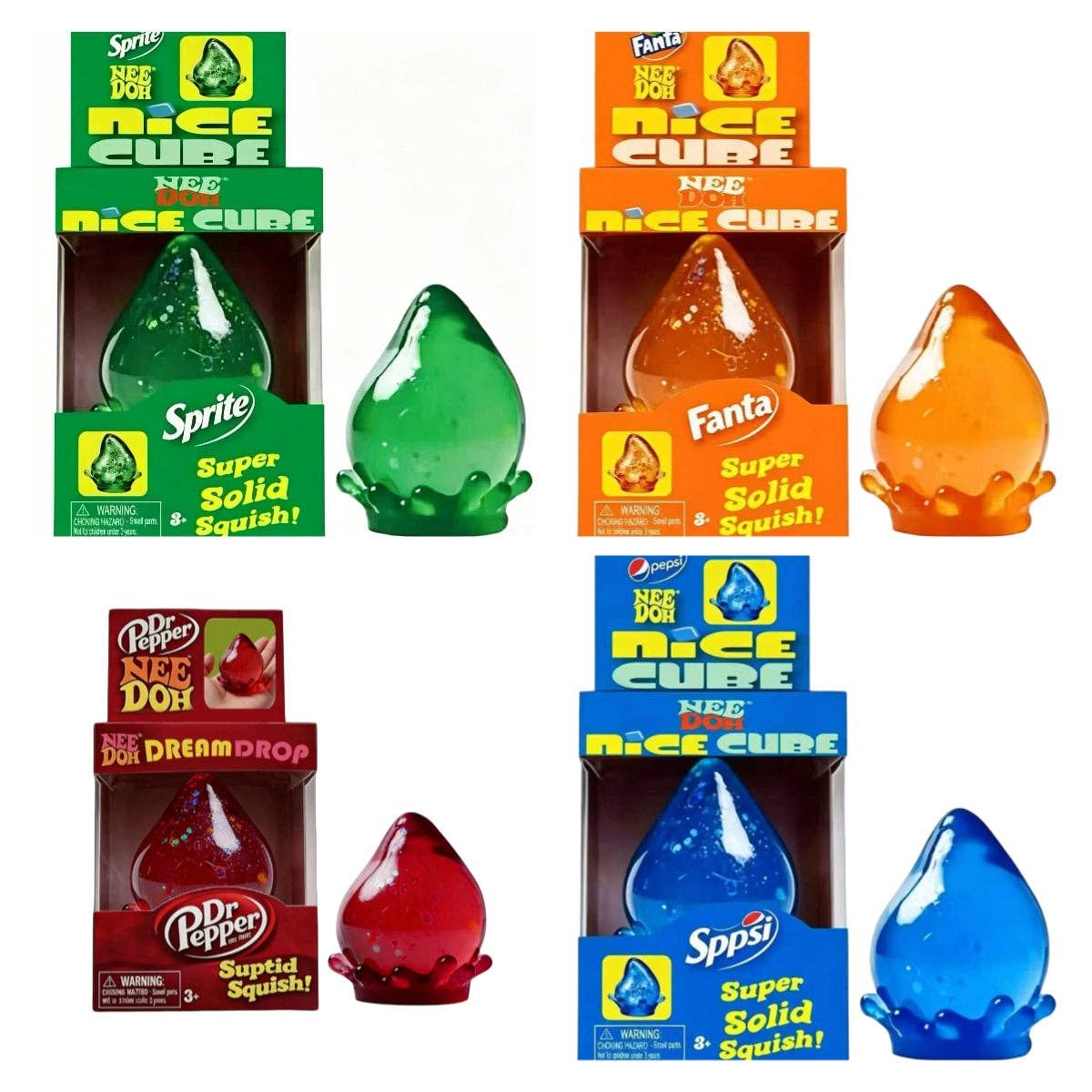 Squishy Drop Slow Rising Stress Relief Squeeze Toy Boxed Set