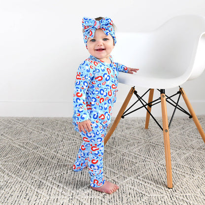 Kinsley Leopard Ruffle Zip Bamboo