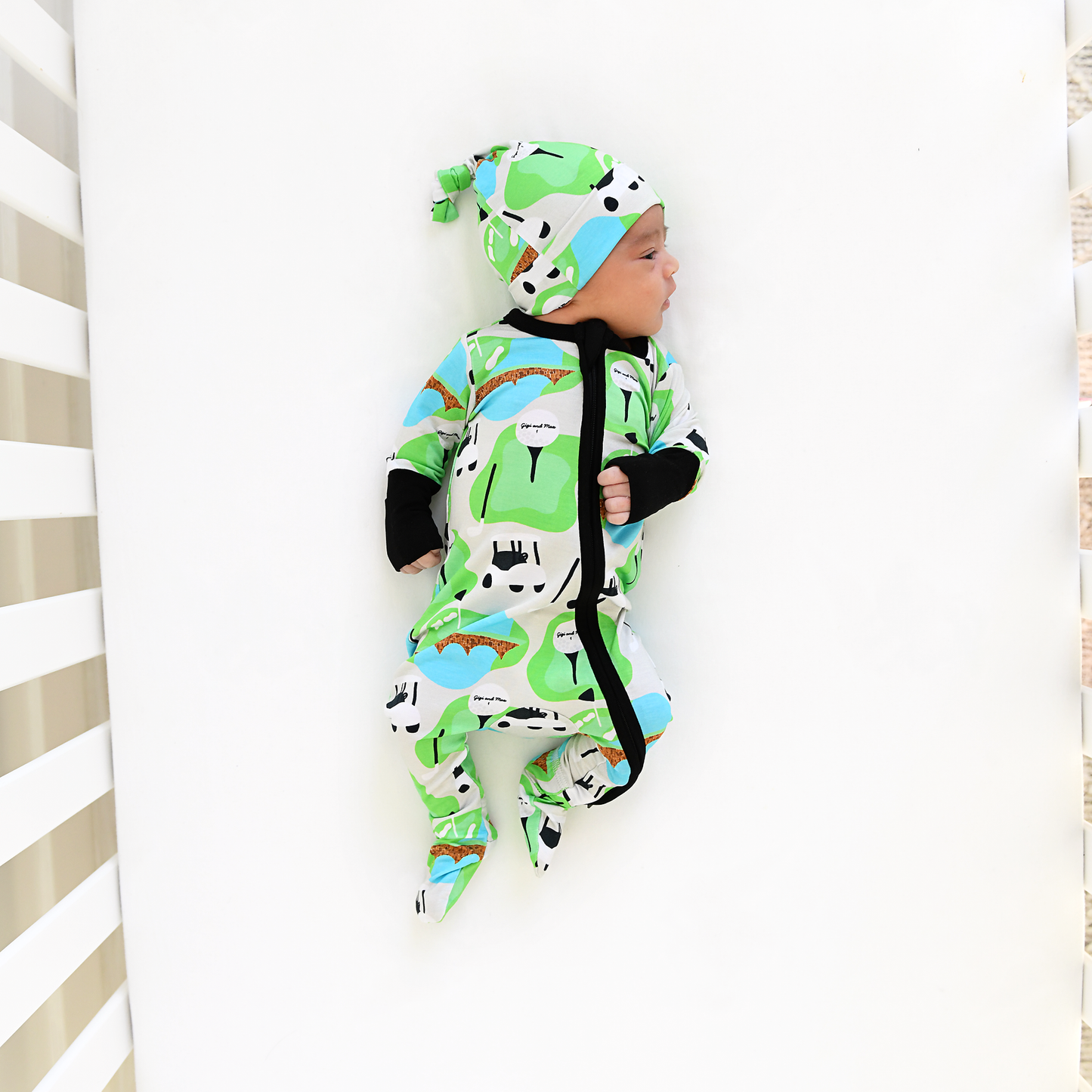 Ryder Golf Zip Bamboo Baby Two Way Zipper Outfit