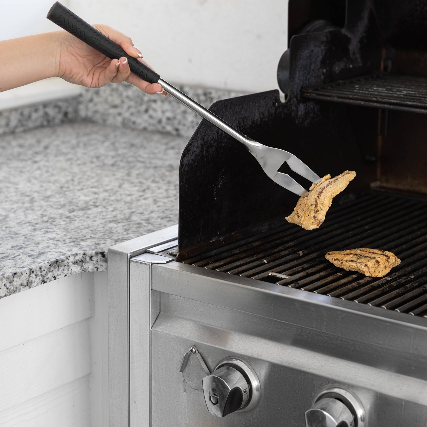 Outset Stainless Steel Golf Club Grill Tool Set, 4-Pieces