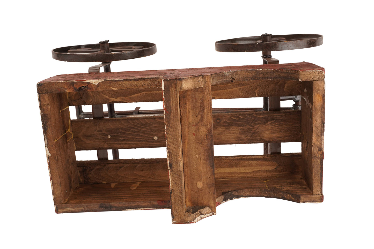 Rustic Wooden Wagon-Garden Planter