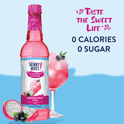 Sugar Free Dragonfruit Acai Flavor Infusion Syrup