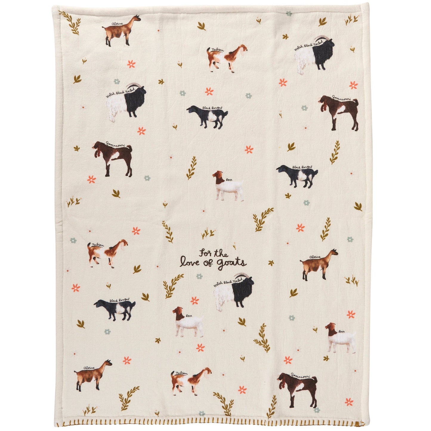 Love Of Goats Kitchen Towel