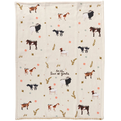 Love Of Goats Kitchen Towel