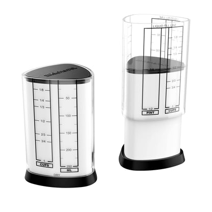 KitchenArt 1 Cup Tri Adjust A-Cup, Adjustable Measuring Cup