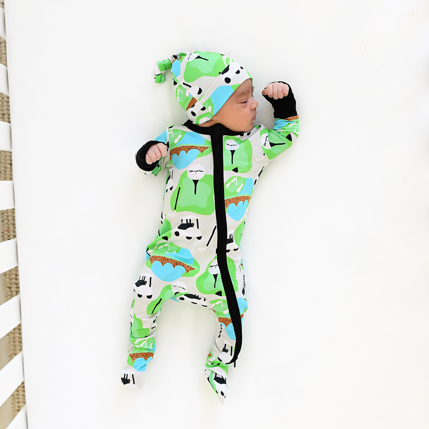 Ryder Golf Zip Bamboo Baby Two Way Zipper Outfit