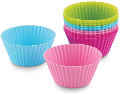 Bakelicious Silicone Cupcake Liners, Set of 12, 2.75"