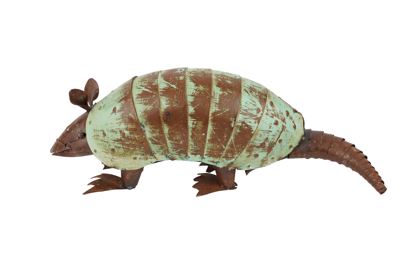 Farmhouse Garden Metal Armadillo-NEW-16x5x6 inch-Two Colors