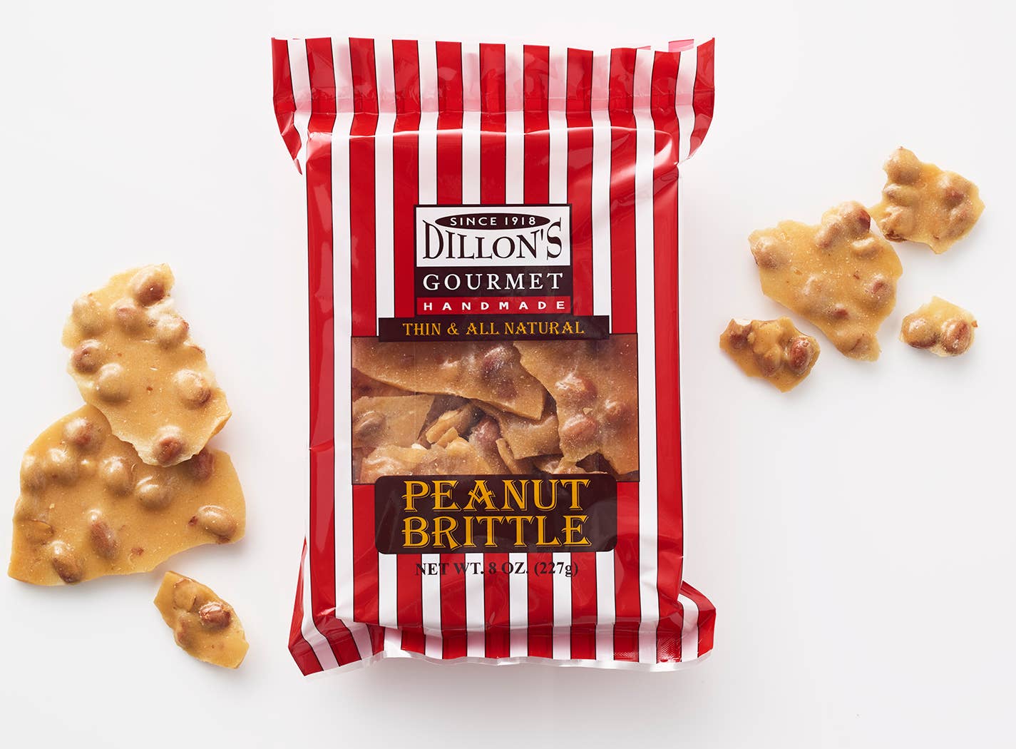 Brittle, Peanut, 8 oz Snack Tray,