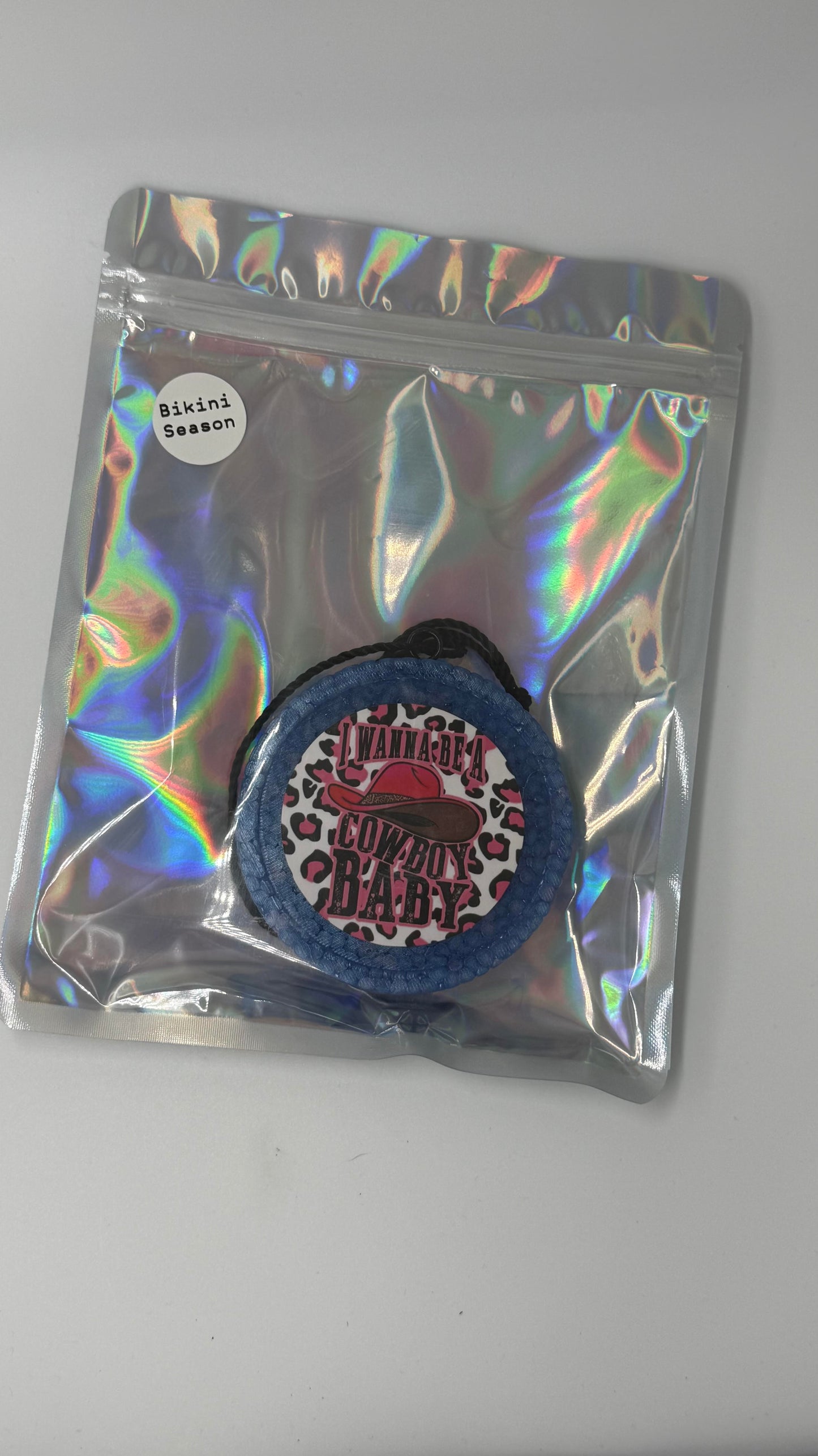 I Wanna Be A Cowboy Car Freshie- Bikini Season Scent
