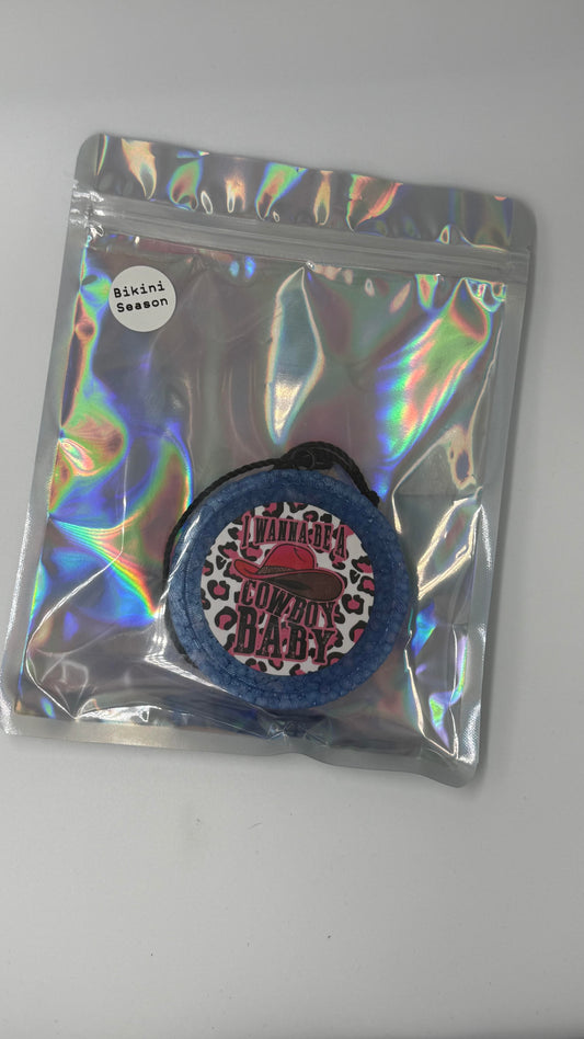I Wanna Be A Cowboy Car Freshie- Bikini Season Scent