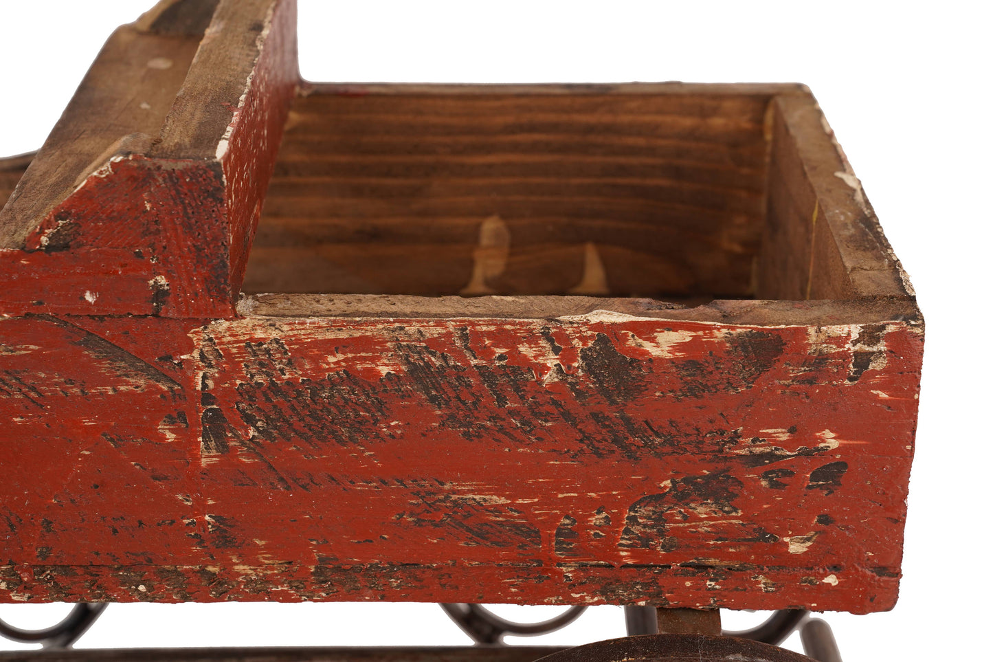 Rustic Wooden Wagon-Garden Planter