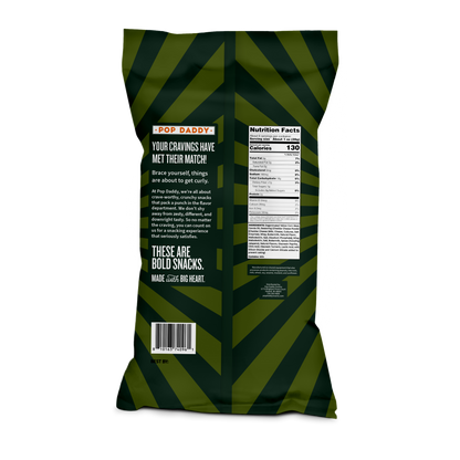 Pop Daddy Snacks Baked Curls- Jalapeno Cheddar