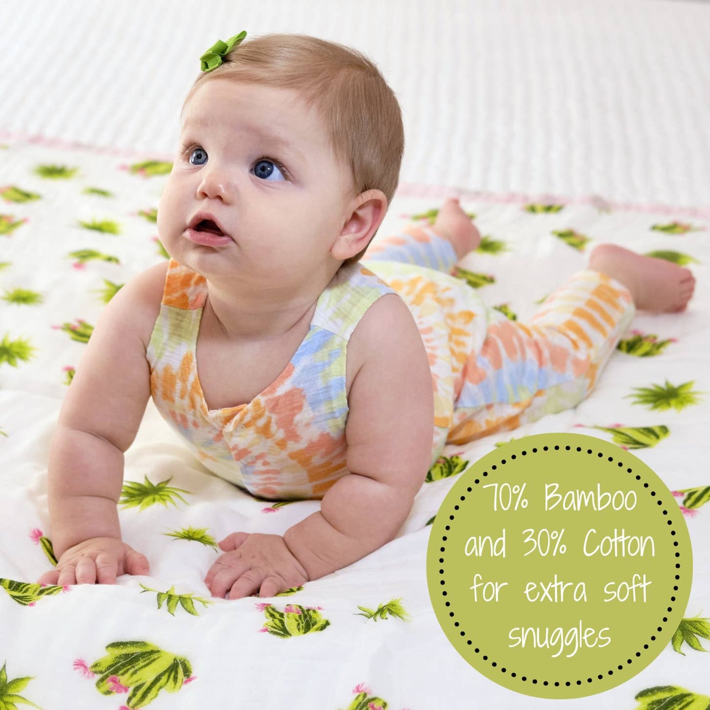 Stuck On You  - Bamboo Succulent Baby Toddler Blanket