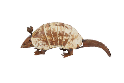 Farmhouse Garden Metal Armadillo-NEW-16x5x6 inch-Two Colors