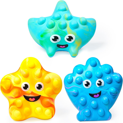 Tub Works® Tub Poppers™ Popping Kids & Toddler Bath Toys, 3 Pack