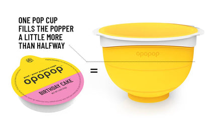 Birthday Cake Pop Cups Popcorn Kernels