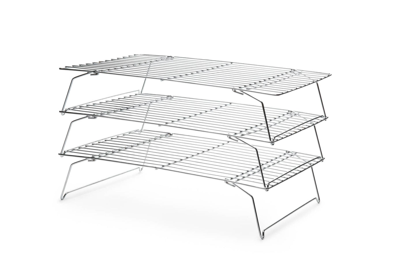 Fox Run Stackable Cooling Rack Set, 3-Piece, 14" x 10"