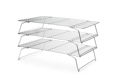 Fox Run Stackable Cooling Rack Set, 3-Piece, 14" x 10"