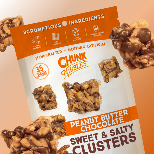 Peanut Butter Chocolate Chunk Nibbles 4.25oz Pouch