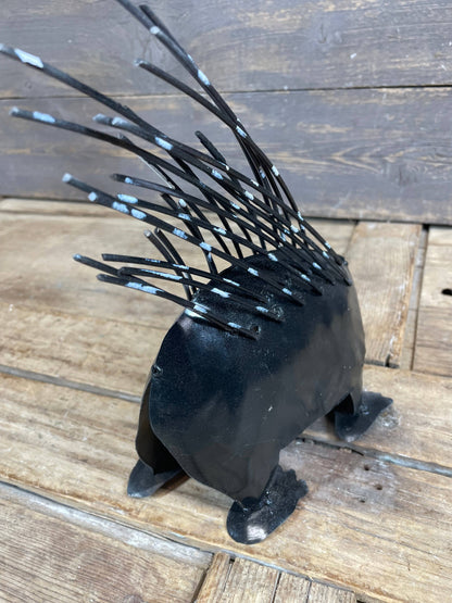 Porcupine-Metal-Yard Art-Garden-Porcupine-