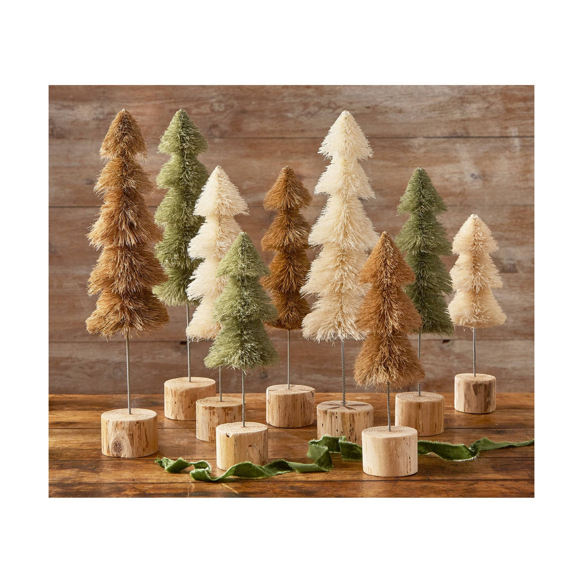 Sisal Tree Small Light Green Dark Christmas