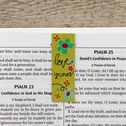 Magnetic Bookmark Set Love Grows