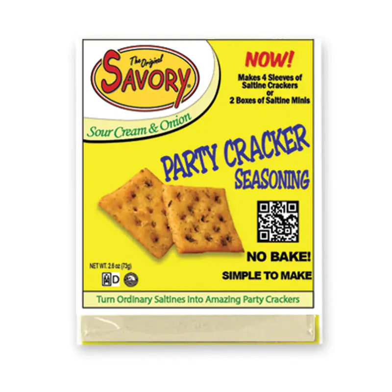 Savory Party Cracker Seasoning - Sour Cream & Onion