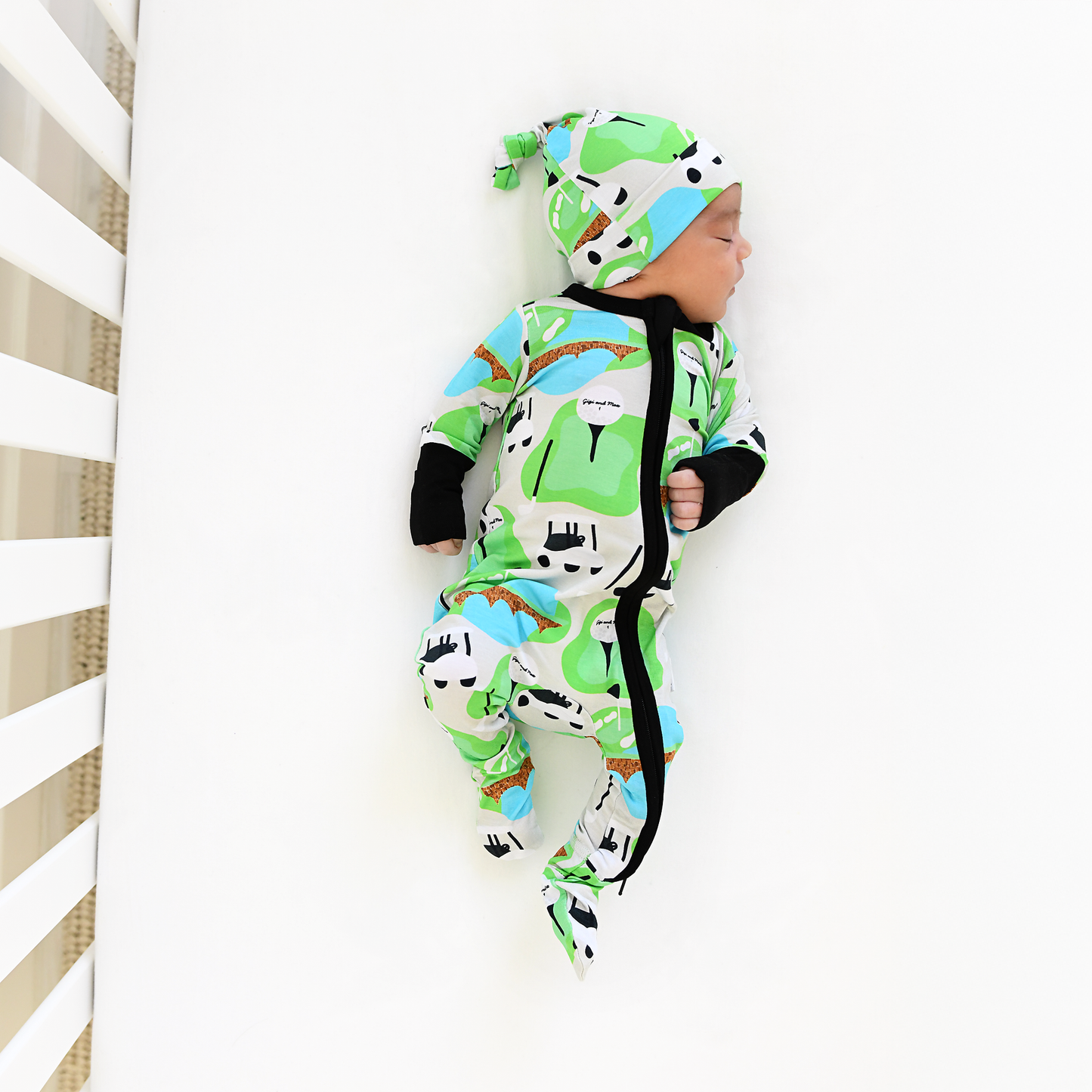 Ryder Golf Zip Bamboo Baby Two Way Zipper Outfit