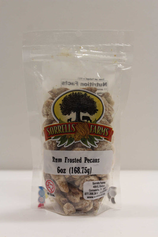 6oz Rum Frosted Pecans